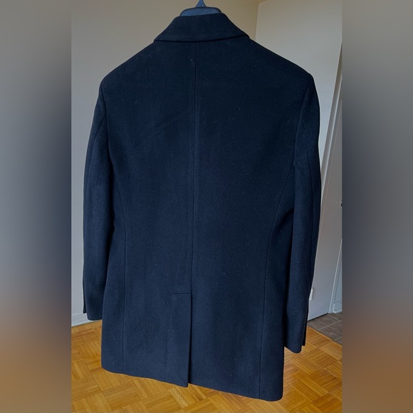 Calvin Klein Mens Prosper Wool Blend Coat - Picture 3 of 4